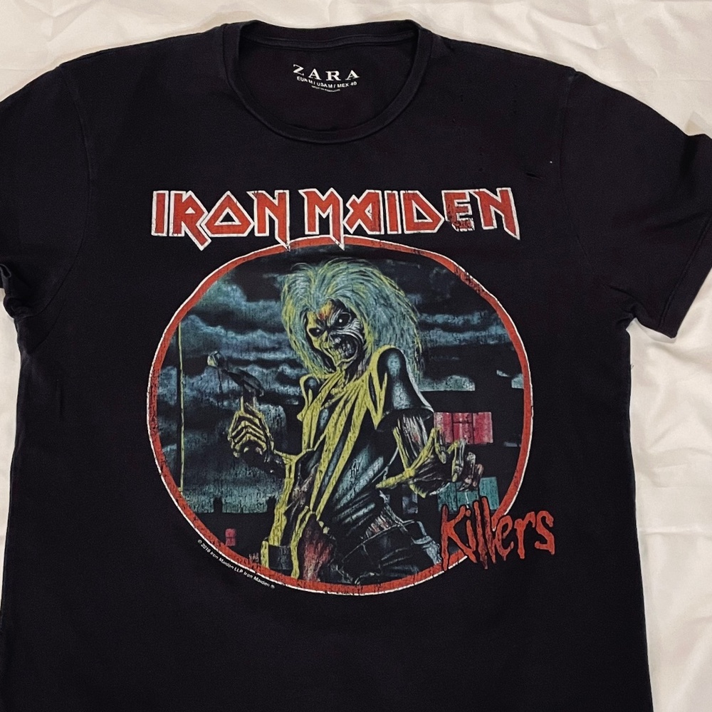 Zara IronMaiden tshirt